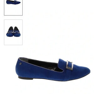 Free with bundle! Dana Buchman electric blue flats with buckle detail size 7